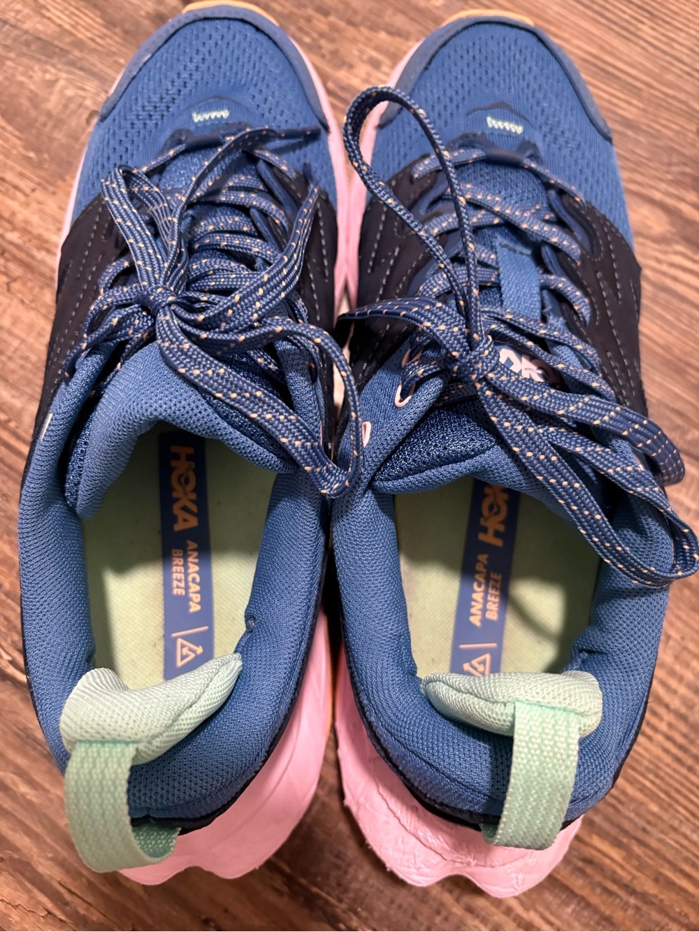 Hoka Anacapa Breeze Low Sneakers Women’s $120.00 Size 8 Foggy Night/Pale Rose - Picture 6 of 10